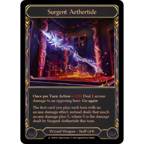 その他 Surgent Aethertide Marvel FLESH ANDBLOOD コールド・FOIL】フレッシュ＆ブラッド DYN 192 Surgent