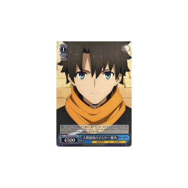 ヴァイスシュヴァルツ FGO/S75-T14 人類最後のマスター 藤丸 (TD