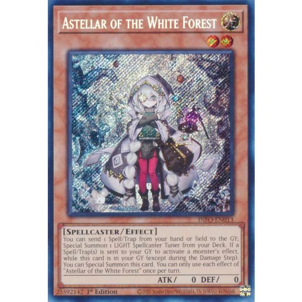 PSA 10 白き森のアステーリャ 遊戯王 25th シークレットレア 白き森のアステーリャ/25thシークレット【モンスター】《INFO