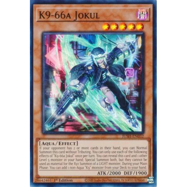 遊戯王 JUSH-EN032 K9−66a号 ヨクル (英語版 1st Edition
