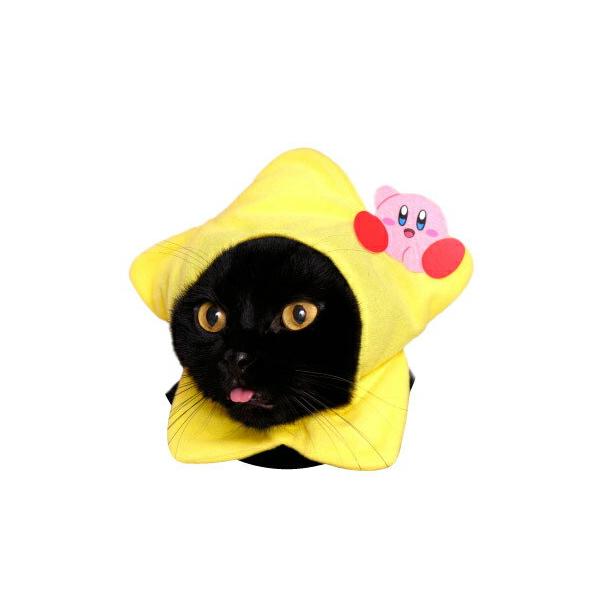 ワープスター】かわいいかわいい ねこのかぶりもの 星のカービィ 