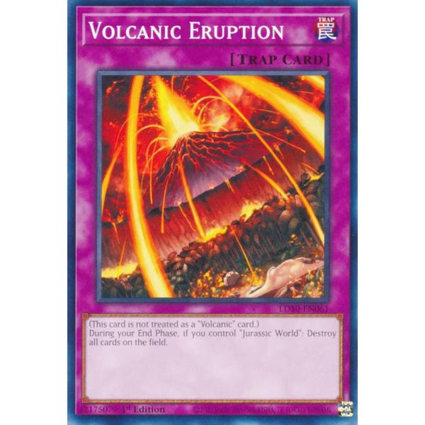 遊戯王 LD10-EN061 大噴火 Volcanic Eruption (英語版 1st Edition