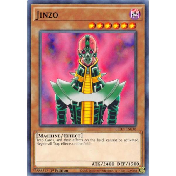 遊戯王 Jinzo 1st Edition　/人造人間サイコショッカー 遊戯王 LED7-EN038 人造人間−サイコ・ショッカー Jinzo (英語版 1st
