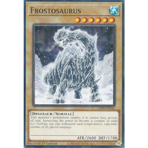 遊戯王 LED9-EN046 フロストザウルス Frostosaurus (英語版 1st