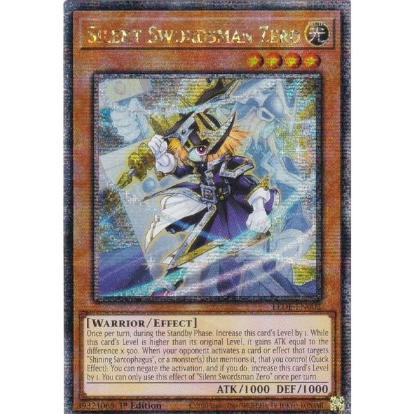遊戯王 LEDE-EN002  サイレント・ソードマン・ゼロ Silent Swordsman Zero (英語版 1st Edition 25th クォーターセンチュリーシークレットレア) Legacy of Destruction Amazon.com: YU-GI-OH! Silent Swordsman Zero - LEDE-EN002