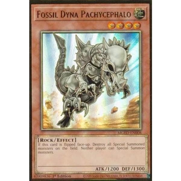 遊戯王 MGED-EN008 フォッシル・ダイナ パキケファロ Fossil Dyna