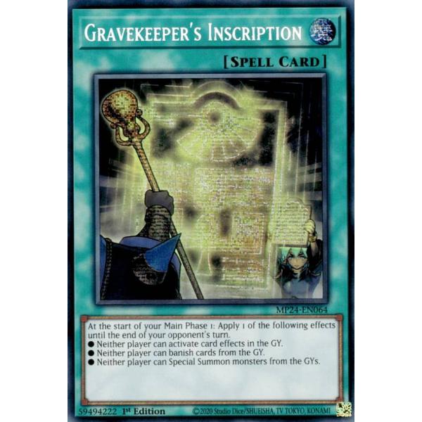 遊戯王 MP24-EN064 墓守の刻印 (英語版 1st Edition スターライトレア