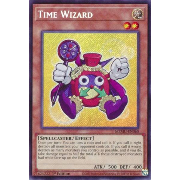 遊戯王 MZMU-EN060 時の魔術師 (英語版 1st Edition シークレットレア