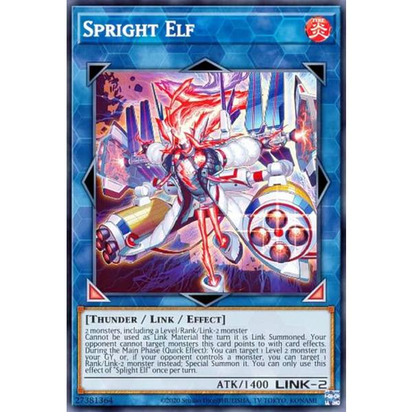遊戯王 POTE-EN049 スプライト・エルフ Spright Elf (英語版 1st