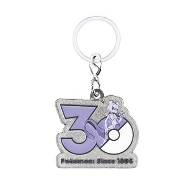 【ミュウツー】ポケモン 30周年 メタルチャームマスコット-カントー、ジョウト、ホウエン-