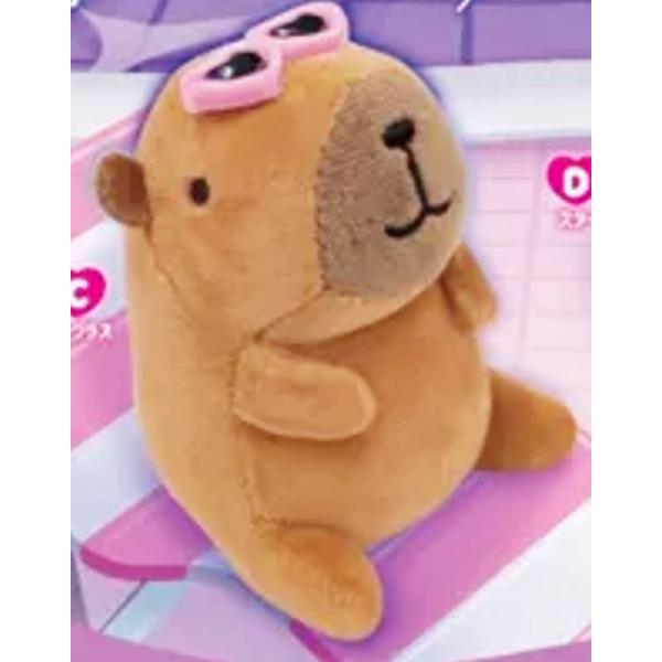 サングラス】カピバラ ナイトパーティーぬいぐるみ : トレカショップ