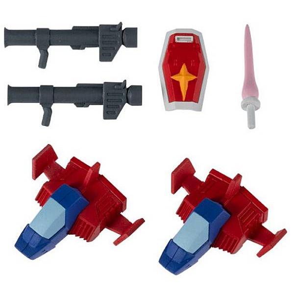 5.コア・ファイター(×2)＆武器セット】機動戦士ガンダム V作戦