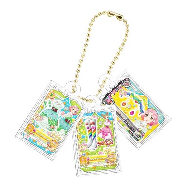 C賞 アイカツ！カードミニチュアチャーム(ライムキャンディコーデ