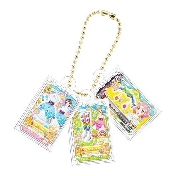 C賞 アイカツ！カードミニチュアチャーム(ブルーキャンディコーデ