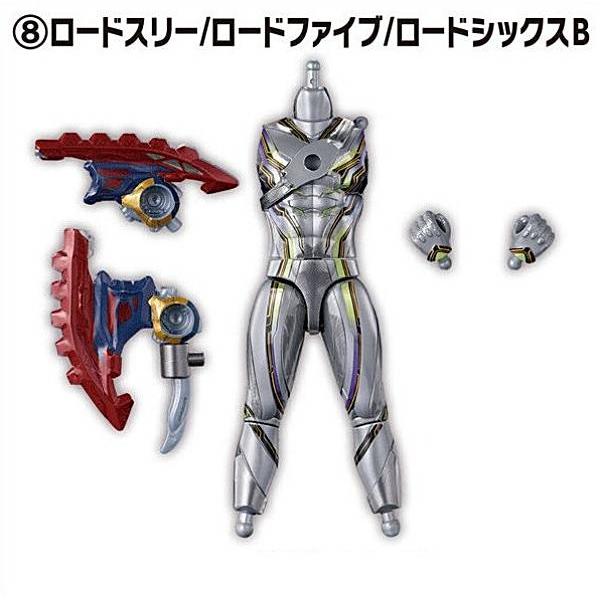 装動 仮面ライダーゼッツ AGT4 ロード　3セット 8.ロードスリー/ロードファイブ/ロードシックスB】装動 仮面ライダー