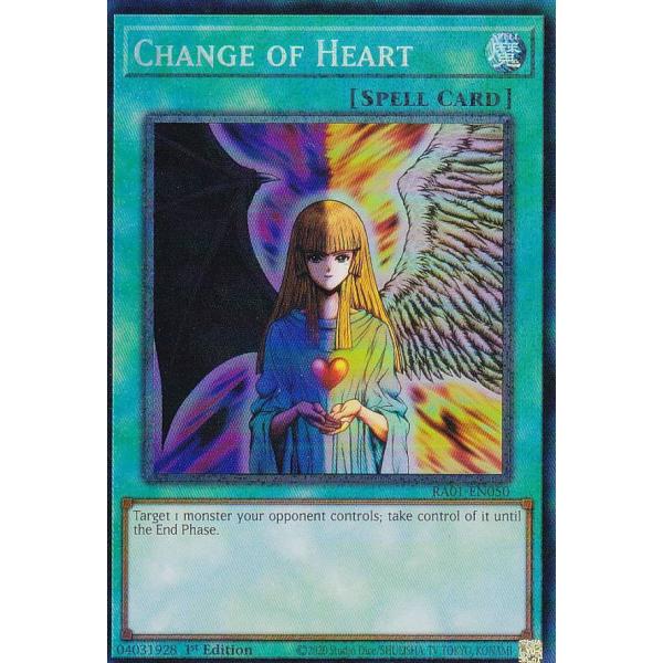 遊戯王 RA01-EN050 心変わり Change of Heart (英語版 1st