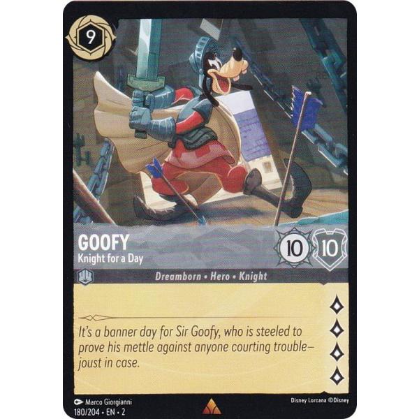 ディズニー ロルカナ 180/204・EN・2 Goofy - Knight for a Day (R 