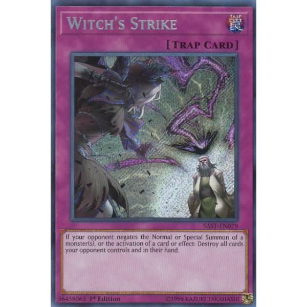 遊戯王 SAST-EN079 魔女の一撃 Witch's Strike (英語版 1st