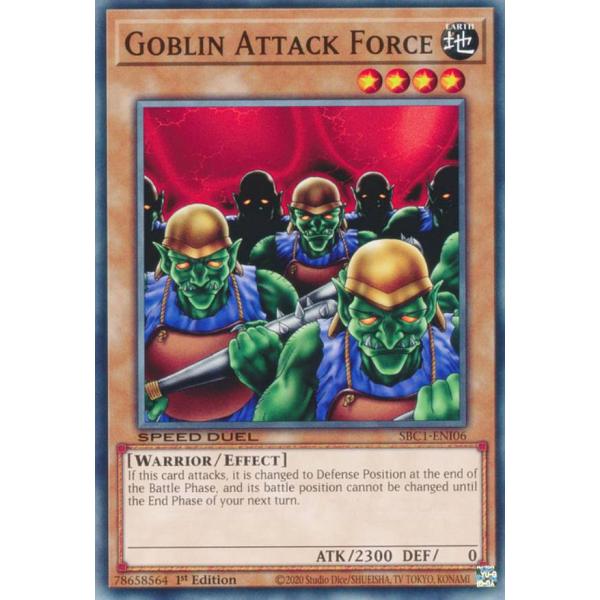 遊戯王 SBC1-ENI06 ゴブリン突撃部隊 Goblin Attack Force (英語版 1st