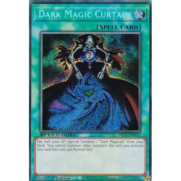 遊戯王 SBC1-ENG13 黒魔術のカーテン Dark Magic Curtain (英語版 1st Edition シークレットレア) Speed Duel：Streets of Battle City