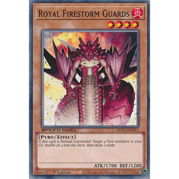遊戯王 SGX1-ENH11 炎帝近衛兵 Royal Firestorm Guards (英語版 1st