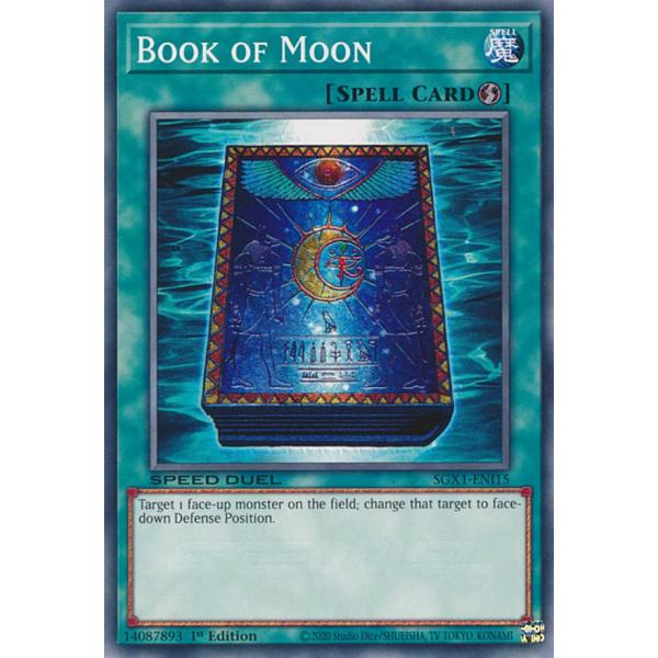 遊戯王 SGX1-ENI15 月の書 Book of Moon! (英語版 1st Edition