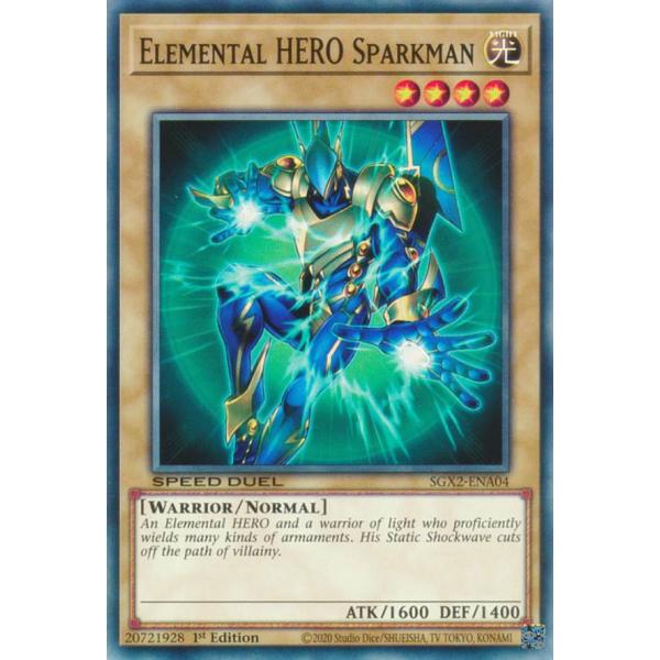 遊戯王 SGX2-ENA04 E・HERO スパークマン Elemental HERO