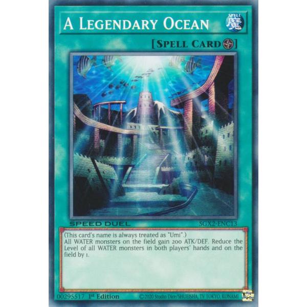 遊戯王 SGX2-ENC13 伝説の都 アトランティス A Legendary Ocean