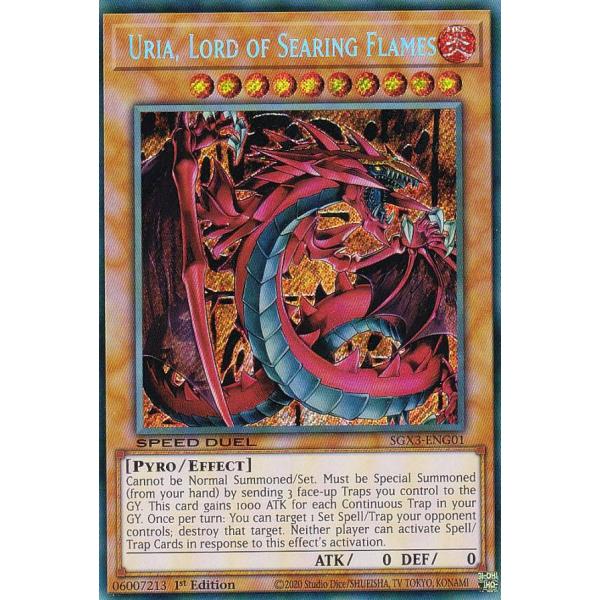 遊戯王 SGX3-ENG01 神炎皇ウリア Uria, Lord of Searing Flames 遊戯王 SGX3-ENG01 神炎皇ウリア Uria, Lord of Searing Flames