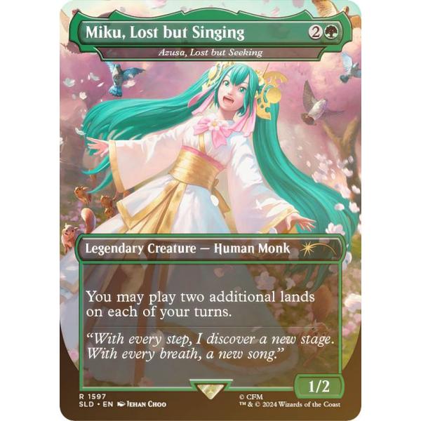 FOIL】マジックザギャザリング SLD JP 1597 迷える探求者、梓 (英語版