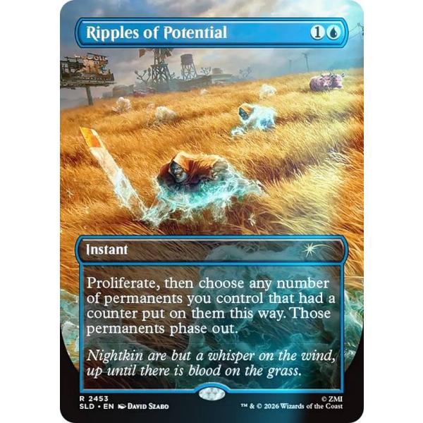 FOIL/ボーダーレス版】マジックザギャザリング SLD EN 2453 潜在能力の