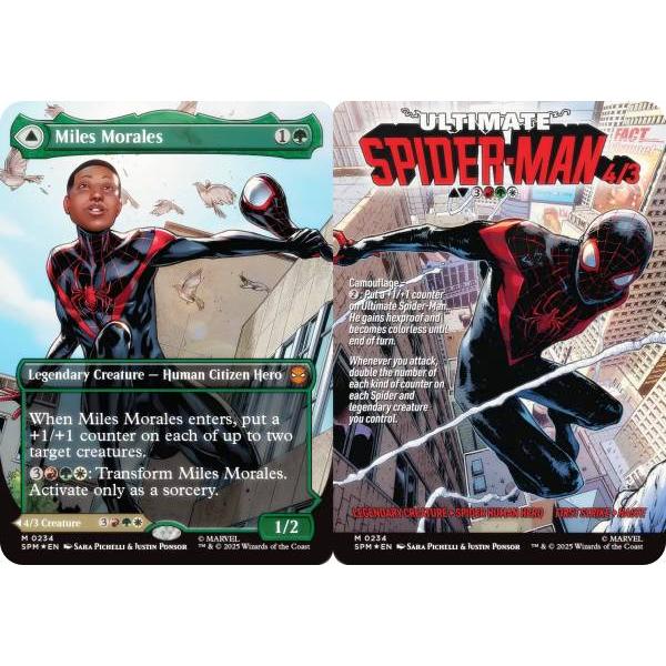 mtg マイルズ・モラレス アルティメット・スパイダーマン 英語　foil foil】マイルズ・モラレス/アルティメット・スパイダーマン英語