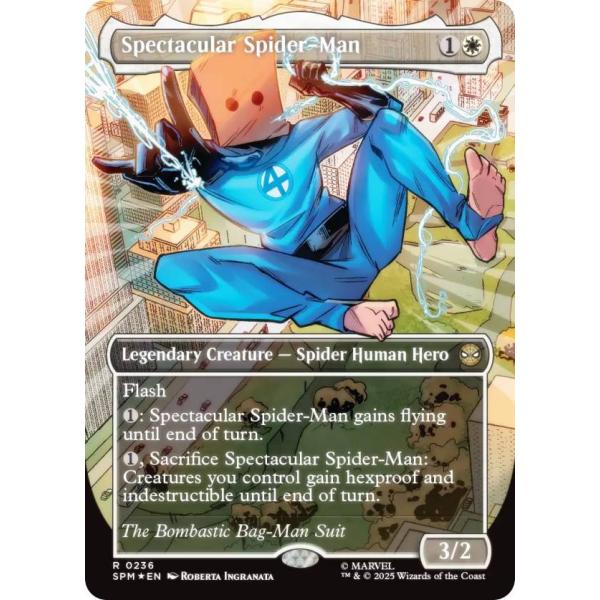 MTG SPM スペクタキュラー・スパイダーマン テクスチャーfoil テクスチャー・FOIL/ボーダーレス版】マジックザギャザリング SPM EN