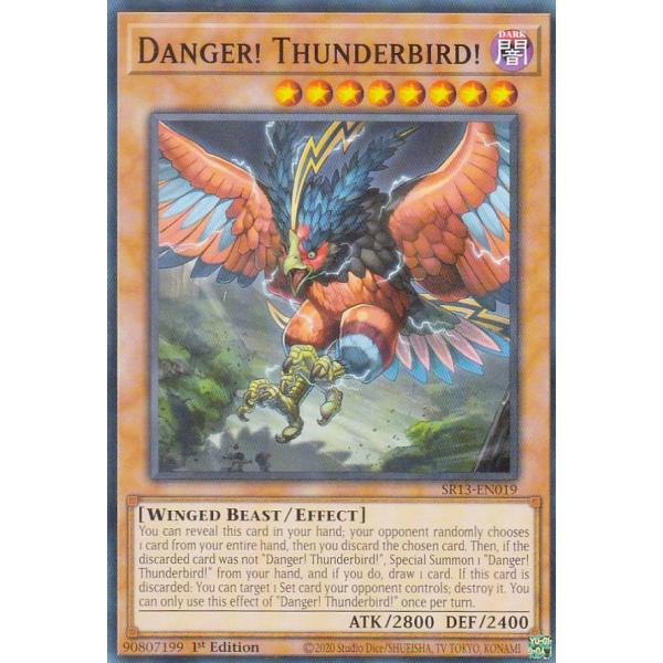 遊戯王 SR13-EN019 未界域のサンダーバード Danger! Thunderbird