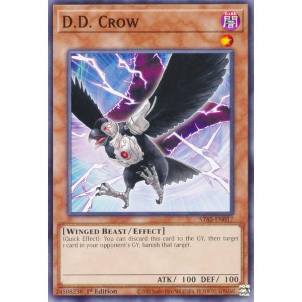 D.D.クロウ 遊戯王 STAS-EN017 D．D．クロウ D.D. Crow (英語版 1st Edition