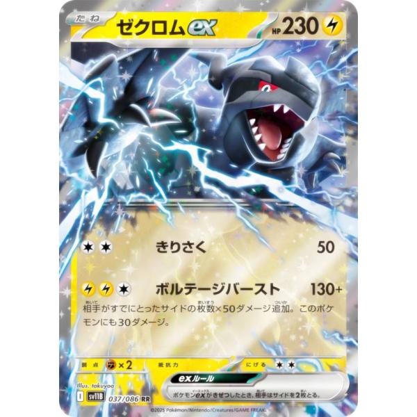 ゼクロムex BWR ポケモンカードゲーム　ポケカ ゼクロムex BWR ポケモンカード ブラックボルト ゼクロム ポケカ BW
