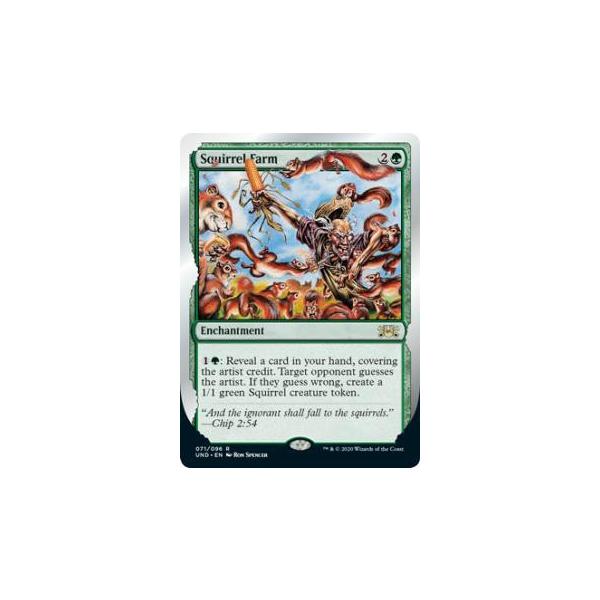 マジックザギャザリング MTG UND EN 071 Squirrel Farm (英語版 レア