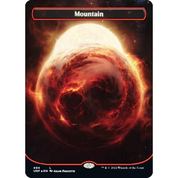 ギャラクシー・FOIL】マジックザギャザリング UNF EN 494 Mountain