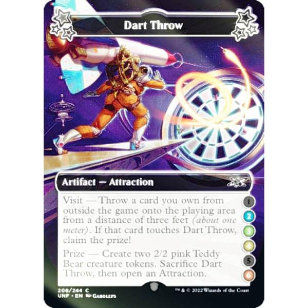 FOIL】マジックザギャザリング UNF EN 208A(2)(3)(4)(6) Dart Throw