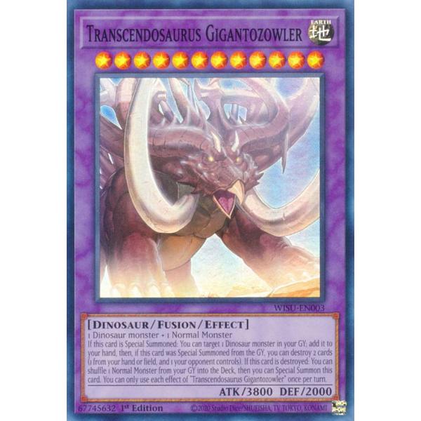 遊戯王 WISU-EN003 超越竜ギガントザウラー Transcendosaurus
