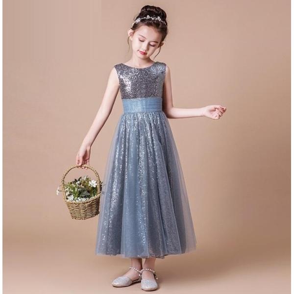 子供ドレス スパンコール ワンピース 子供服 キッズドレス 可愛い 女の子ワンピース ノースリーブ 結婚式 プリンセス 入学式 入園式 ピアノ 発表会 110 160cm Deltageophysics Com