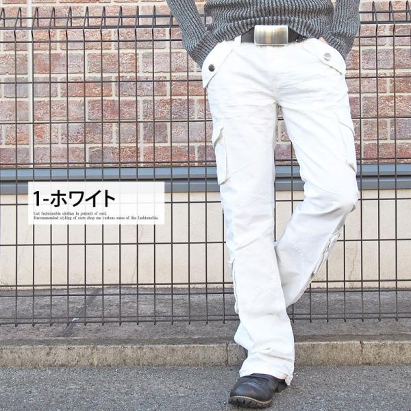 デニムパンツ メンズ デニム ジーンズ カーゴパンツ ダメージ ブーツカット フレアシルエット ボトムス Buyee Buyee 日本の通販商品 オークションの代理入札 代理購入