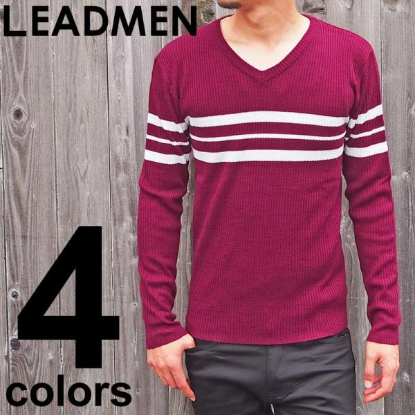 ニット セーター メンズ メンズ Vネック タイト ラインパネルボーダー ニットセーター 長袖 Buyee Buyee Japanese Proxy Service Buy From Japan Bot Online