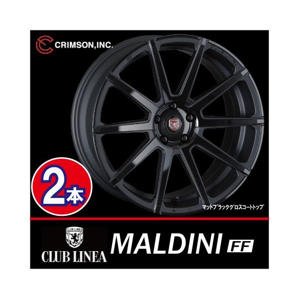 クラブリネア Club マルディーニff Maldini Linea Mbk G アルミホイール クリムソン Crimson Maldini Mbkg 2 2 オールドギア奈良市内店 オールドギア奈良市内店 激安特価 5h112 ヤフー店 18inch 2本価格 Mbk G 8j 48 ランキング1位メーカー包装済