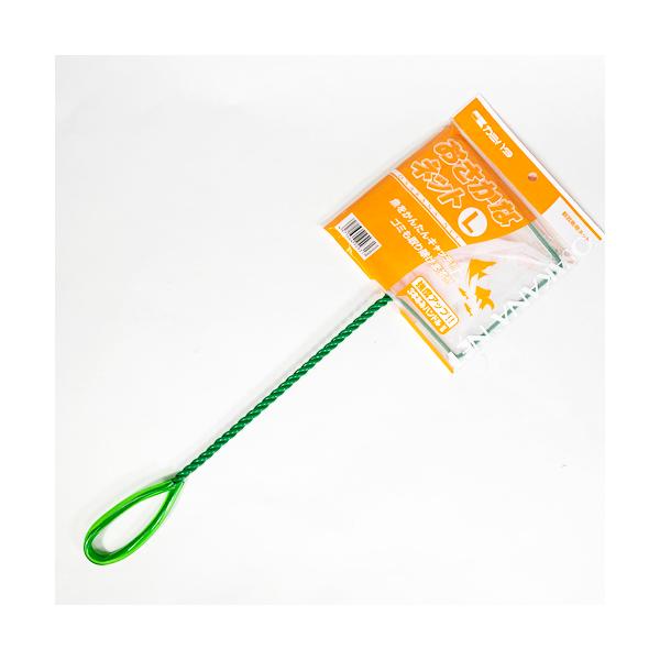 細目タイプで小魚もカンタンにすくえ、小さなゴミもキャッチ。3本あみハンドルで、水の抵抗に負けず魚をすくい易い。【SIZE】SS：31.5×8.0cmS：33.5×10.5cmM：37.5×13.5cmL：44.5×16.0cm◆この商品の詳...