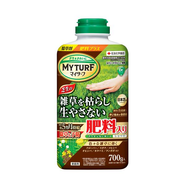 他サイト： 除草剤　住友化学園芸 マイターフ シバニードグリーン粒剤 700g　肥料 予防効果 芝 雑草の商品画像
