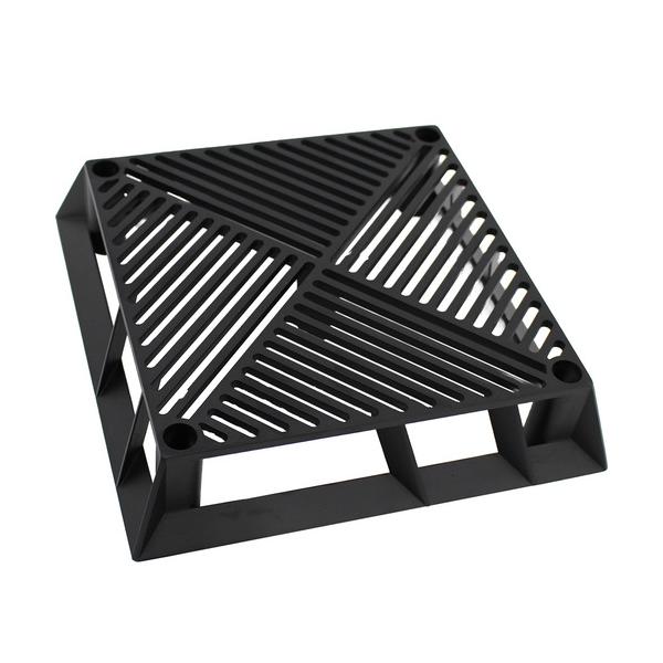 他サイト： ブラックベース 28cm　カーメン君コラボ商品　第一ビニール 通気性 排水性 根腐れ防止 支柱の商品画像