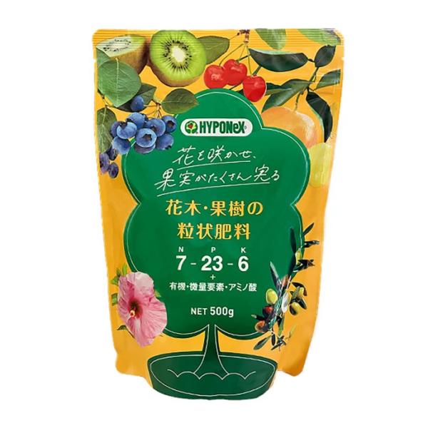 ハイポ  花木・果樹の粒状肥料 500g