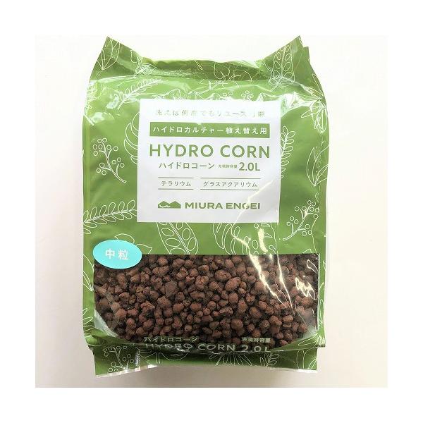 他サイト： 三浦園芸 ハイドロコーン 中粒 2L 専用用土 ハイドロカルチャー 水耕栽培 観葉植物 テラリウムの商品画像