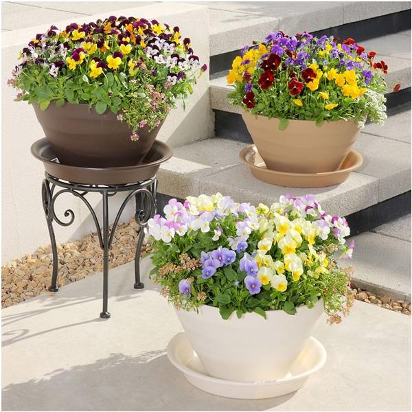 素焼風 寄せ植え プランター ベランダ クラフトボール ３５型 アップル S Leafs ヤフー店 通販 Yahoo ショッピング